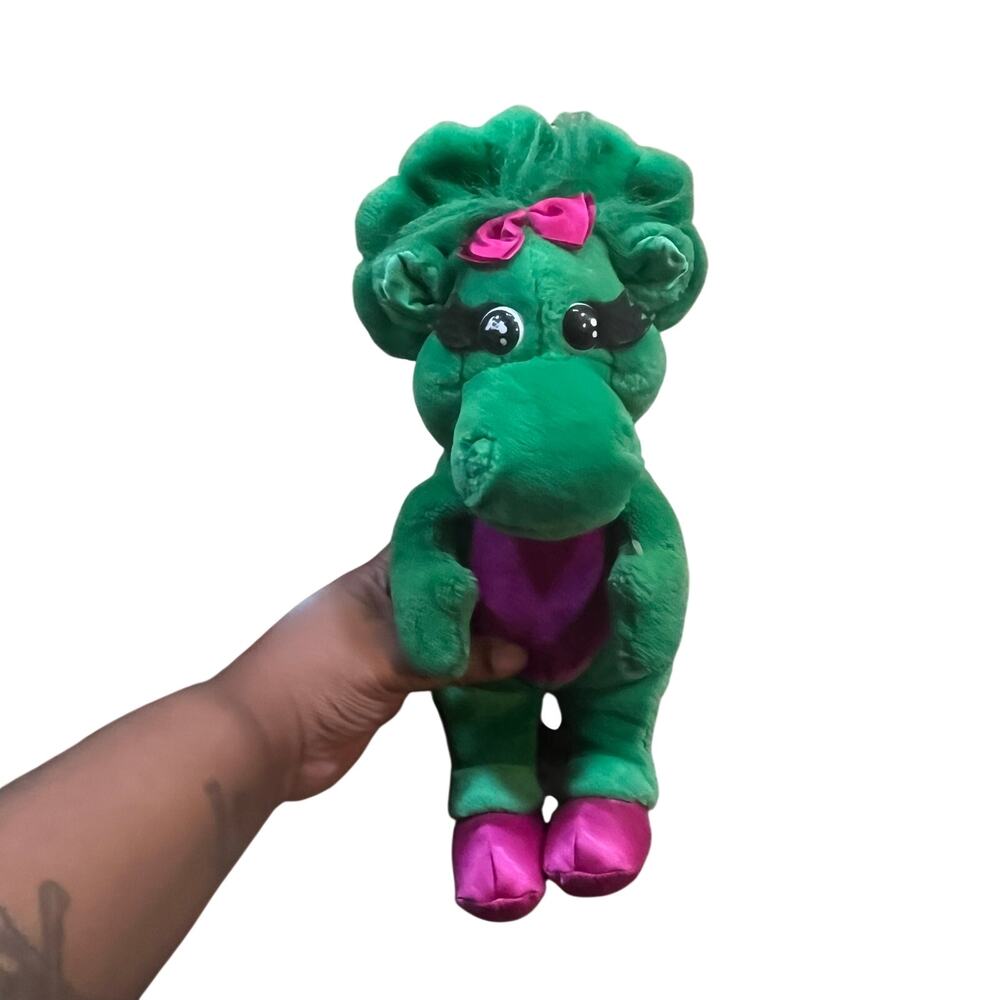 Vintage 1992 Baby Bop Plush Barney & Friends 15” Dinosaur Stuffed Animal